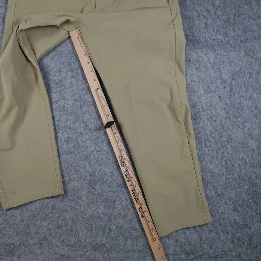 Lululemon Pant Mens 30x24 Tan Commission Slim Fit Chino‎ Khaki Brown Golf Work